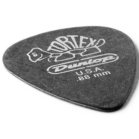 488R88 Tortex Pitch Black 0,88 mm Sachet de 72 Dunlop