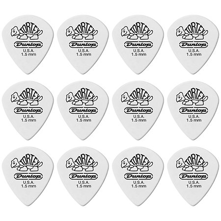 Dunlop 498P150 Tortex Jazz III XL 1,50 mm Sachet de 12