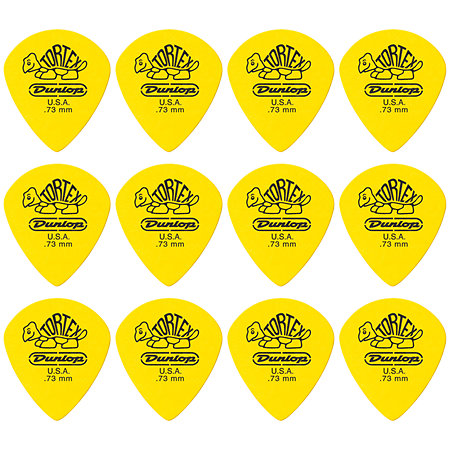 Dunlop 498P73 Tortex Jazz III XL 0,73 mm Sachet de 12