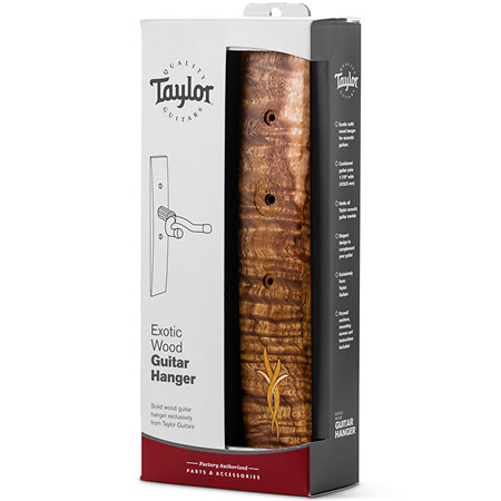 Support mural en koa avec incrustation en bois Taylor
