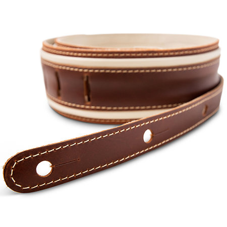 4113-25 Element Strap Brown/Cream Leather 2.5" Taylor