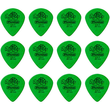 Dunlop 498P88 Tortex Jazz III XL 0,88 mm Sachet de 12
