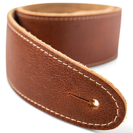 4100-25 Strap Med Brown Leather Suede Back 2.5" Taylor