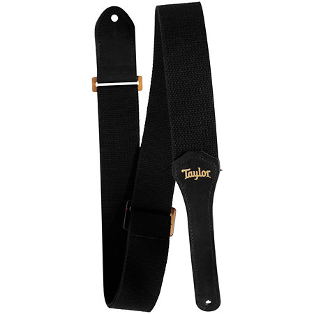 Taylor 4013-20 GS Mini Strap Blk Cotton 2" Amber Buckle
