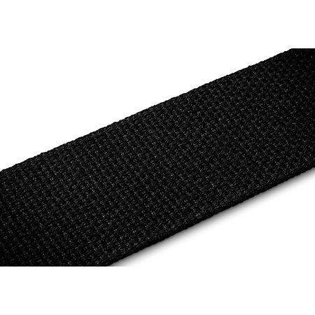 4013-20 GS Mini Strap Blk Cotton 2" Amber Buckle Taylor