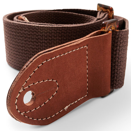 4012-20 GS Mini Strap Choc Brn Cot,2" Amb Buckle Taylor