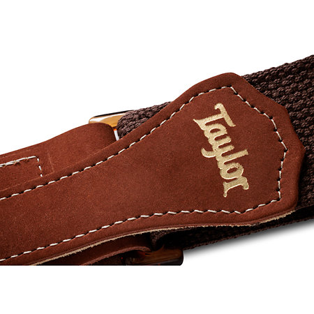 4012-20 GS Mini Strap Choc Brn Cot,2" Amb Buckle Taylor