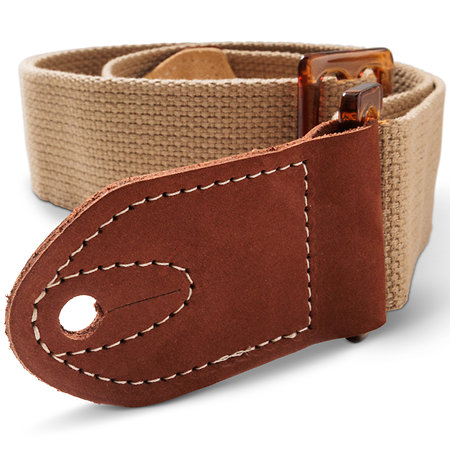 Taylor 4011-20 GS Mini Strap Tan Cotton 2" Amber Buckle