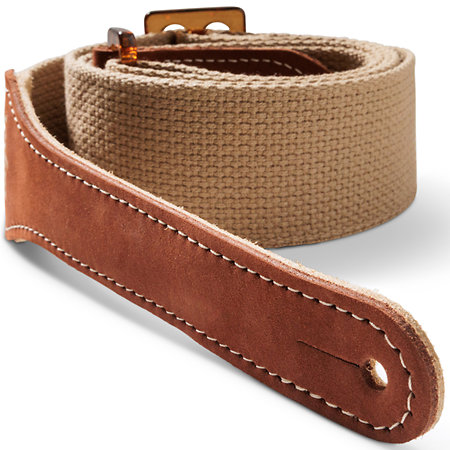 4011-20 GS Mini Strap Tan Cotton 2" Amber Buckle Taylor
