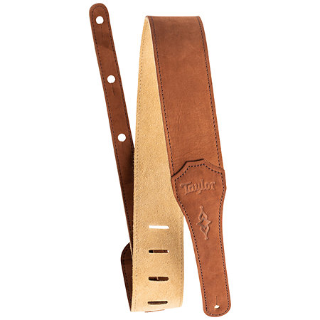 Taylor 4103-25 Gemstone Strap Sanded Suede Med Brn 2.5"