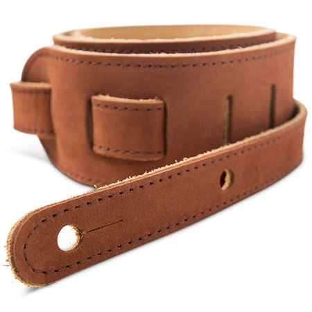 Taylor 4103-25 Gemstone Strap Sanded Suede Med Brn 2.5"