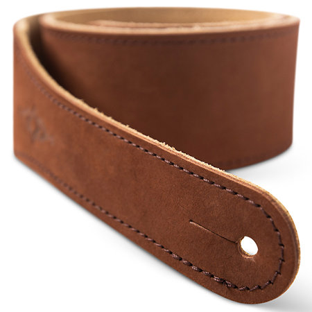 4103-25 Gemstone Strap Sanded Suede Med Brn 2.5" Taylor