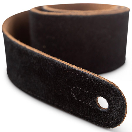 4401-25 Strap Embroidered Suede Black 2.5" Taylor