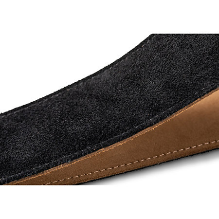 4401-25 Strap Embroidered Suede Black 2.5" Taylor