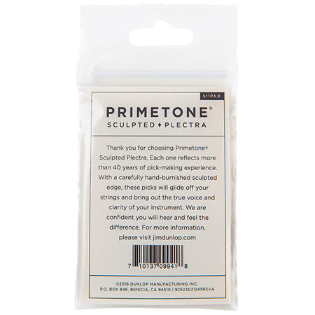 511P300 Primetone Standard Smooth 3,00 mm Sachet de 3 Dunlop