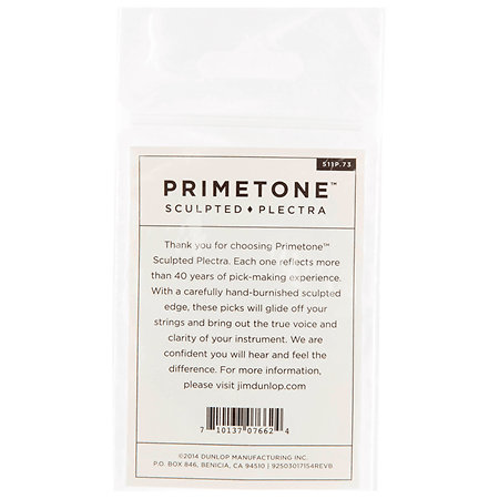511P73 Primetone Standard Smooth 0,73 mm Sachet de 3 Dunlop