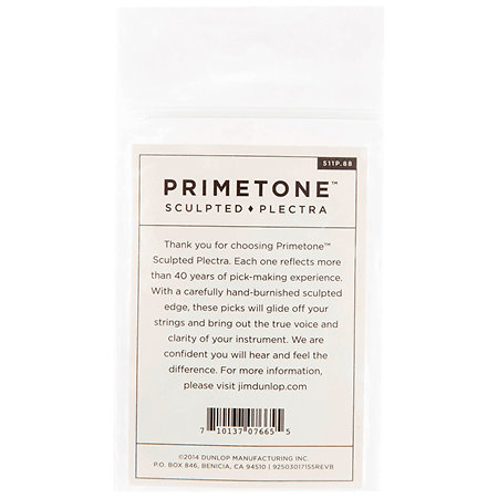 511P88 Primetone Standard Smooth 0,88 mm Sachet de 3 Dunlop