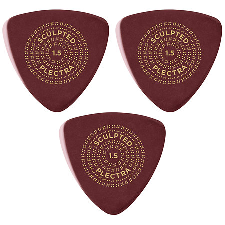 Dunlop 513P150 Primetone Triangle Smooth 1,50 mm Sachet de 3