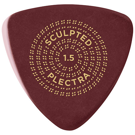 Dunlop 513P150 Primetone Triangle Smooth 1,50 mm Sachet de 3