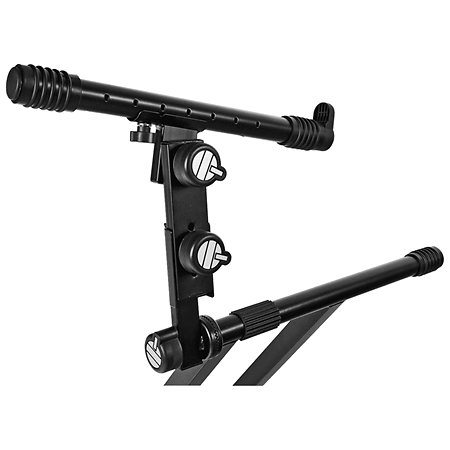 QL642 Stand clavier X double "Performer" avec deux niveaux Quik Lok