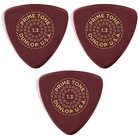 Dunlop 517P130 Primetone Small Triangle Smooth 1,30 mm Sachet de 3