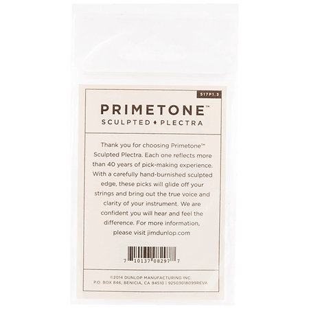 517P130 Primetone Small Triangle Smooth 1,30 mm Sachet de 3 Dunlop