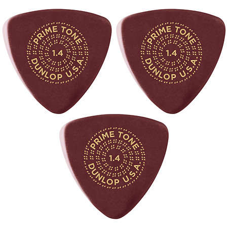 Dunlop 517P140 Primetone Small Triangle Smooth 1,40 mm Sachet de 3