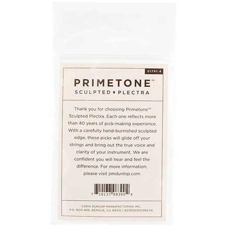 517P140 Primetone Small Triangle Smooth 1,40 mm Sachet de 3 Dunlop
