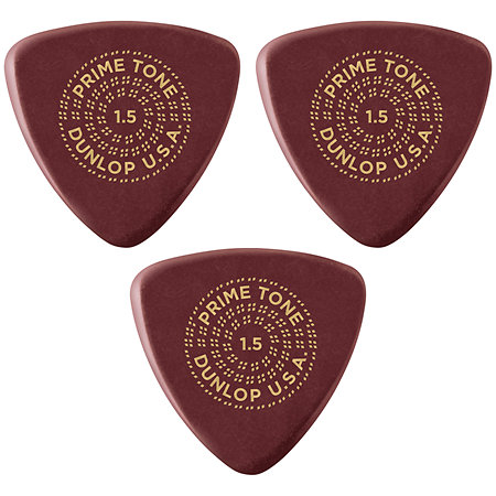 Dunlop 517P150 Primetone Small Triangle Smooth 1,50 mm Sachet de 3