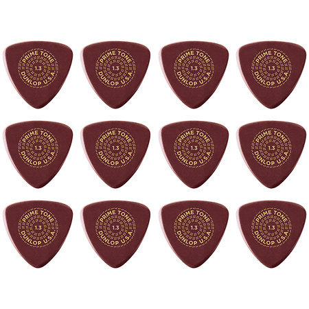 Dunlop 517R130 Primetone Small Triangle Smooth 1,30 mm Sachet de 12