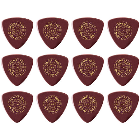 Dunlop 517R140 Primetone Small Triangle Smooth 1,40 mm Sachet de 12