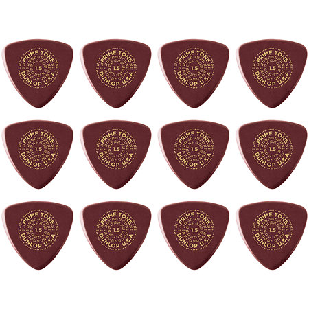 Dunlop 517R150 Primetone Small Triangle Smooth 1,50 mm Sachet de 12