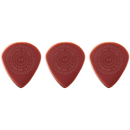Dunlop 520P140 Primetone Jazz III XL Grip 1,40 mm Sachet de 3