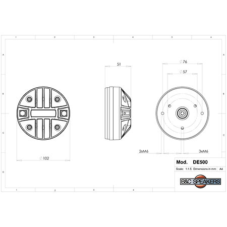 B&C Speakers DE500 16 Ohm