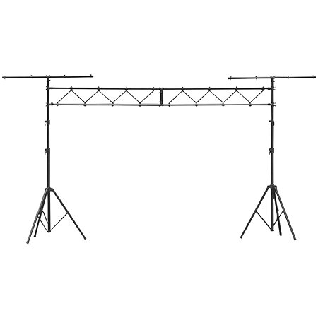 Quik Lok STS14 Deux stands lumière trépied avec pont Black