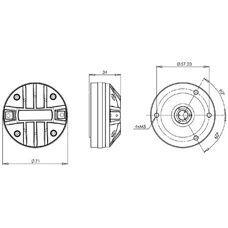 B&C Speakers DE120 16 Ohm