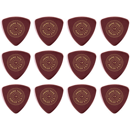 Dunlop 513R150 Primetone Triangle Smooth 1,50 mm Sachet de 12