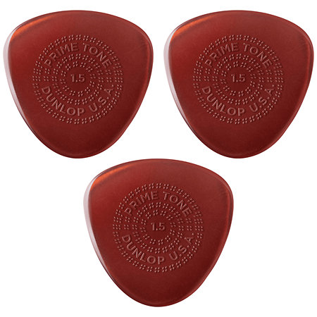 Dunlop 514P150 Primetone Semi-Rond Grip 1,50 mm Sachet de 3