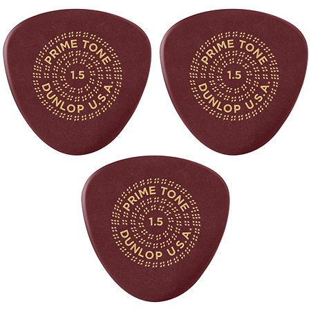 Dunlop 515P150 Primetone Semi-Rond Smooth 1,50 mm Sachet de 3
