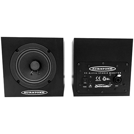 5C Active Sound Cube Black (la paire) Auratone