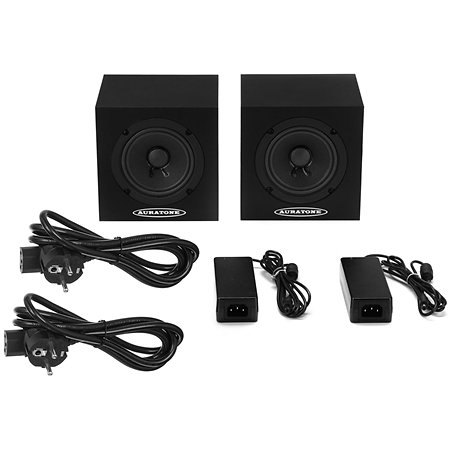 5C Active Sound Cube Black (la paire) Auratone