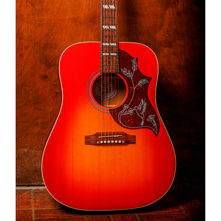 Hummingbird Special Satin Vintage Cherry Sunburst + Housse Gibson
