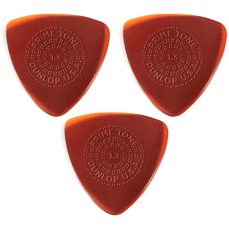 Dunlop 516P130 Primetone Small Triangle Grip 1,30 mm Sachet de 3