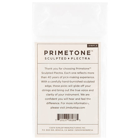 516P130 Primetone Small Triangle Grip 1,30 mm Sachet de 3 Dunlop