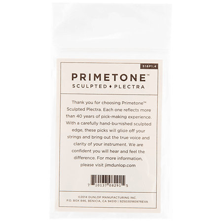 516P140 Primetone Small Triangle Grip 1,40 mm Sachet de 3 Dunlop