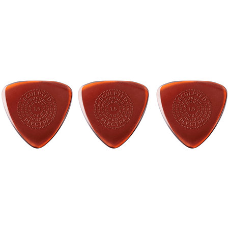 Dunlop 516P150 Primetone Small Triangle Grip 1,50 mm Sachet de 3