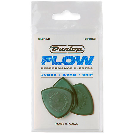 547P200 Flow Jumbo Grip 2,00 mm Sachet de 3 Dunlop