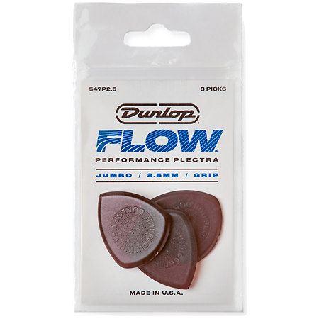 547P250 Flow Jumbo Grip 2,50 mm Sachet de 3 Dunlop