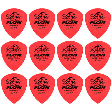 Dunlop 558P050 Tortex Flow Standard 0,50 mm Sachet de 12