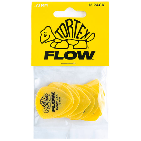 558P073 Tortex Flow Standard 0,73 mm Sachet de 12 Dunlop